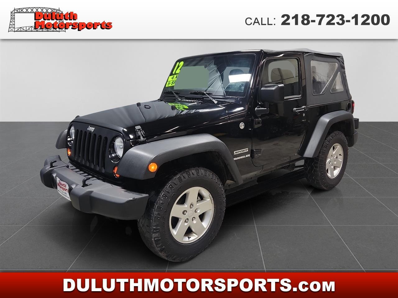 2012 Jeep Wrangler Sport 4WD