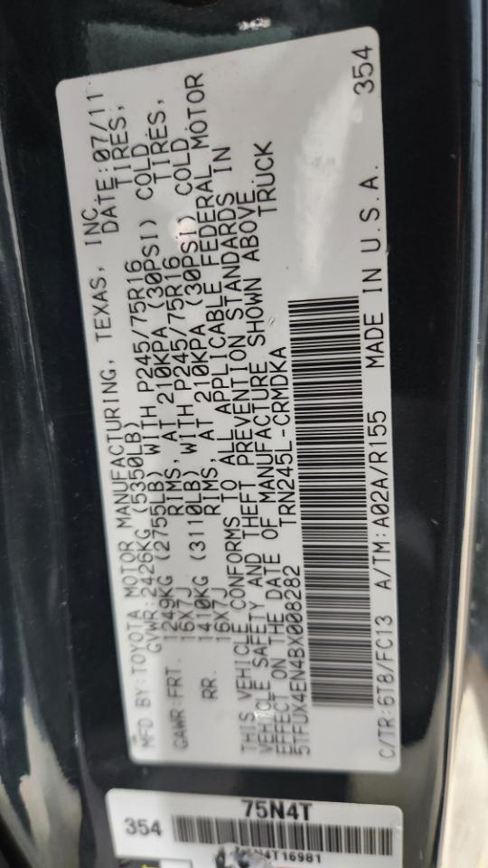 Toyota Tacoma Access Cab 4WD 2011