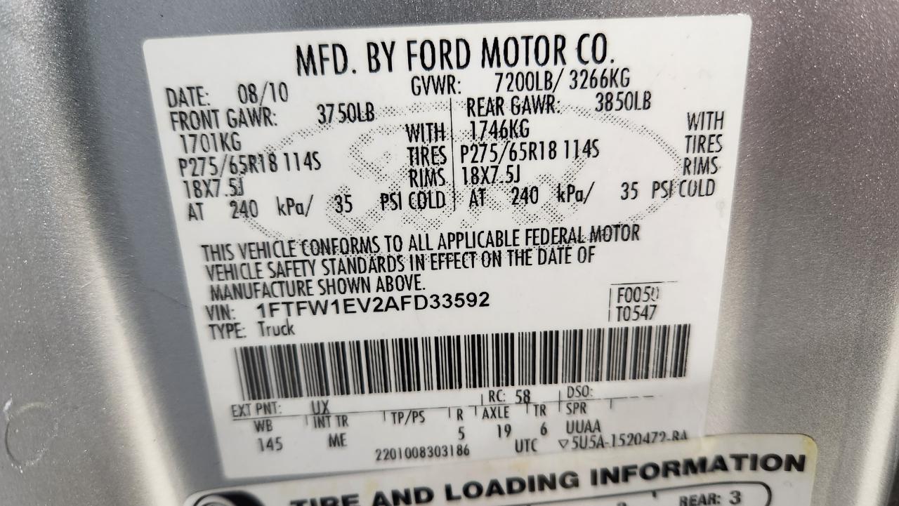 Ford F-150 XLT SuperCrew 5.5-ft. Bed 4WD 2010