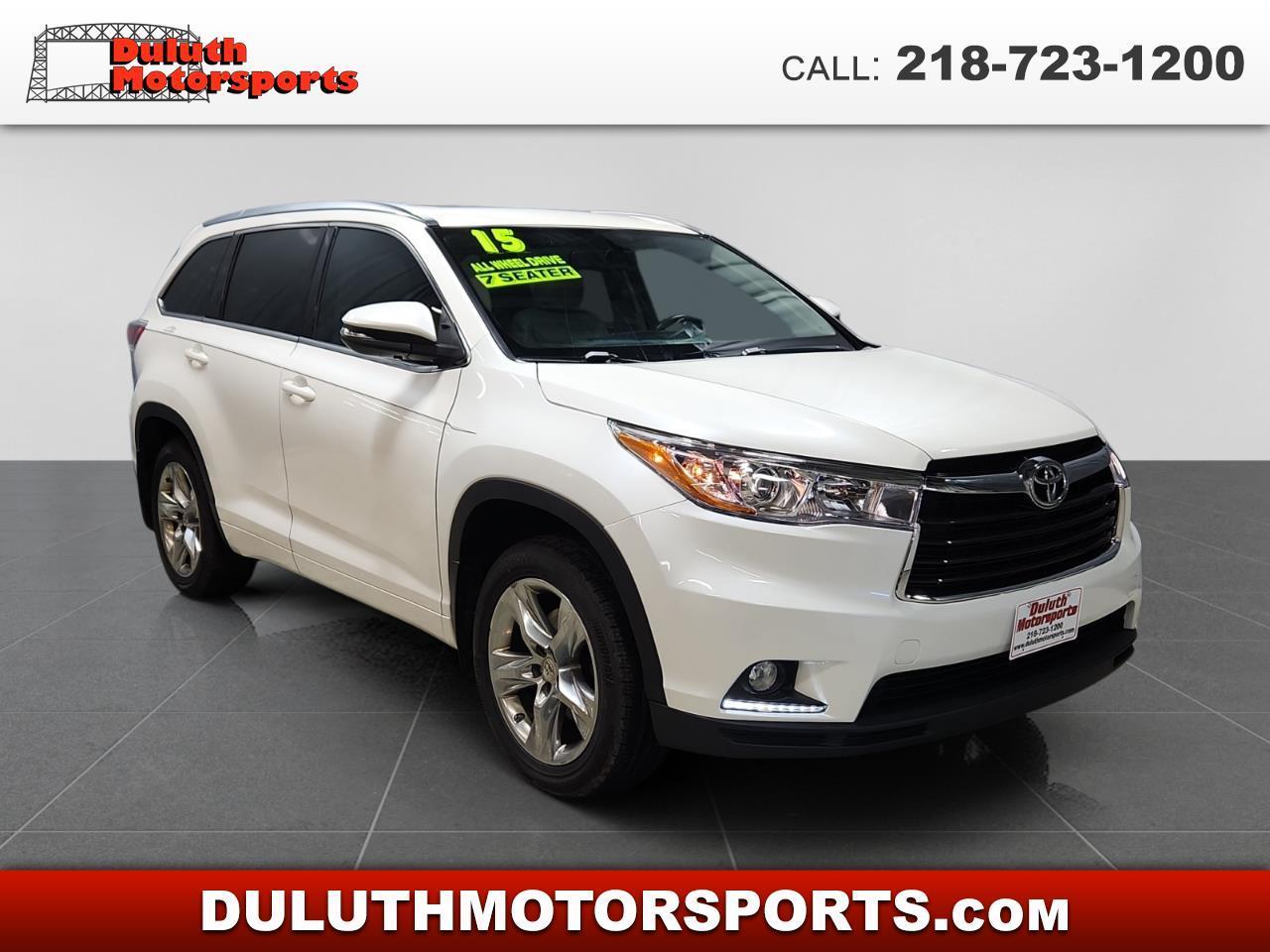 Toyota Highlander Limited AWD V6 2015
