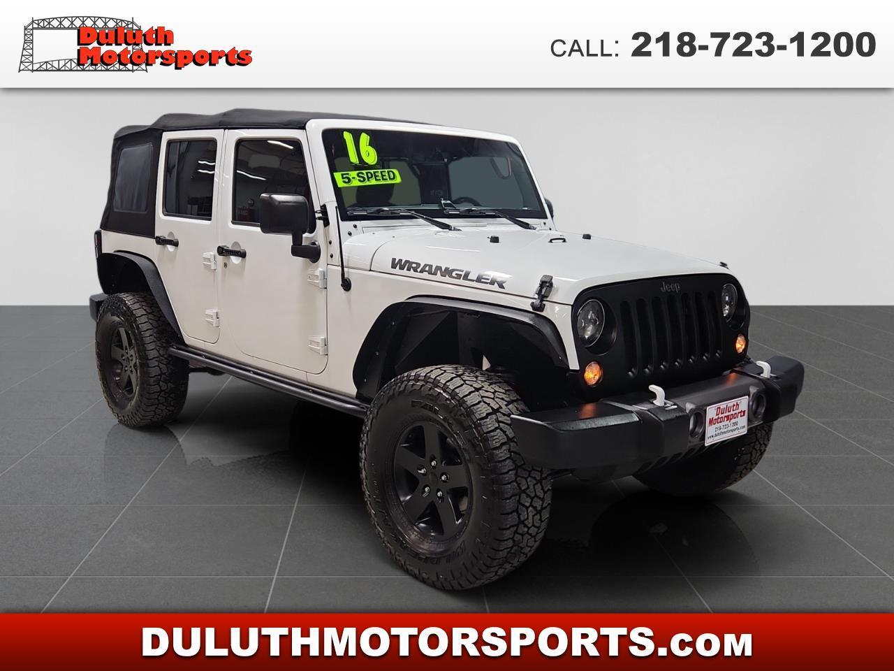 2016 Jeep Wrangler Unlimited Sport 4WD