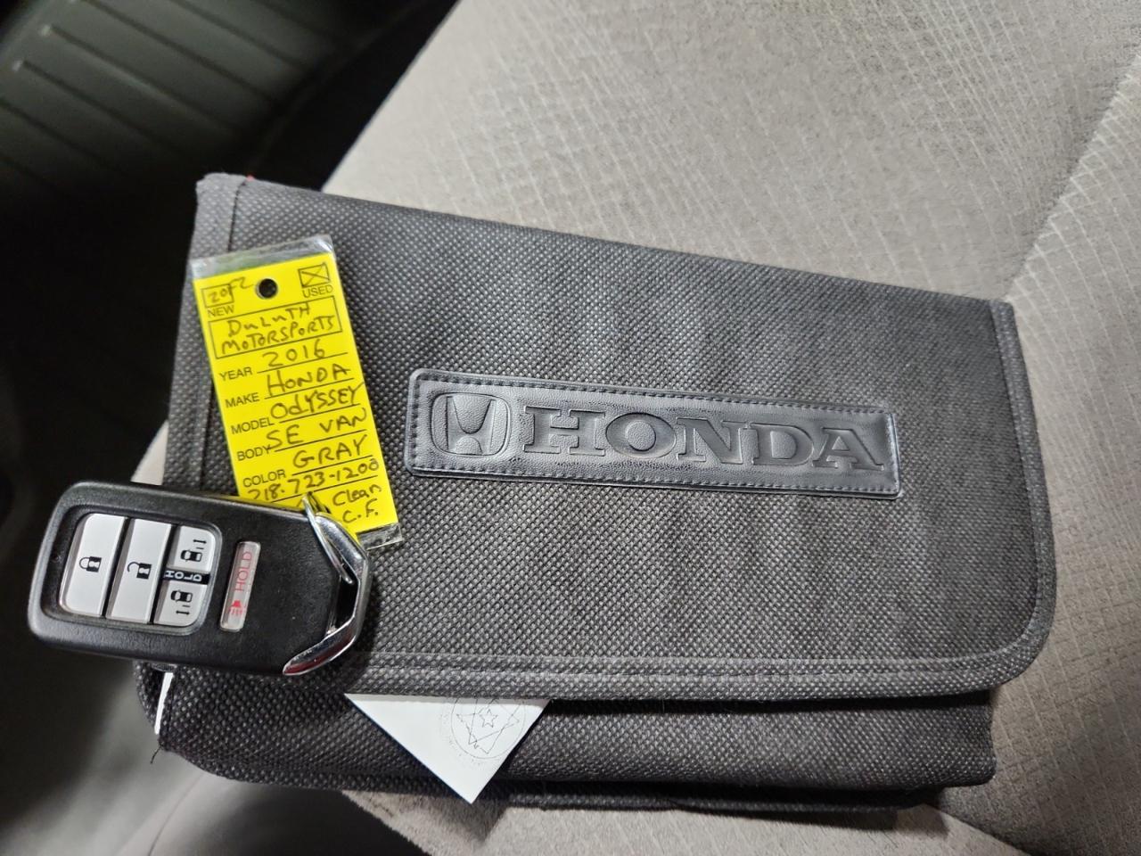 Honda Odyssey SE 2016