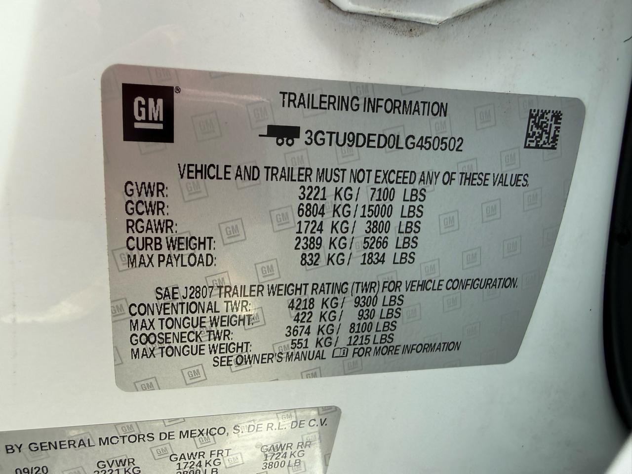 GMC Sierra 1500 SLT Crew Cab 4WD 2020