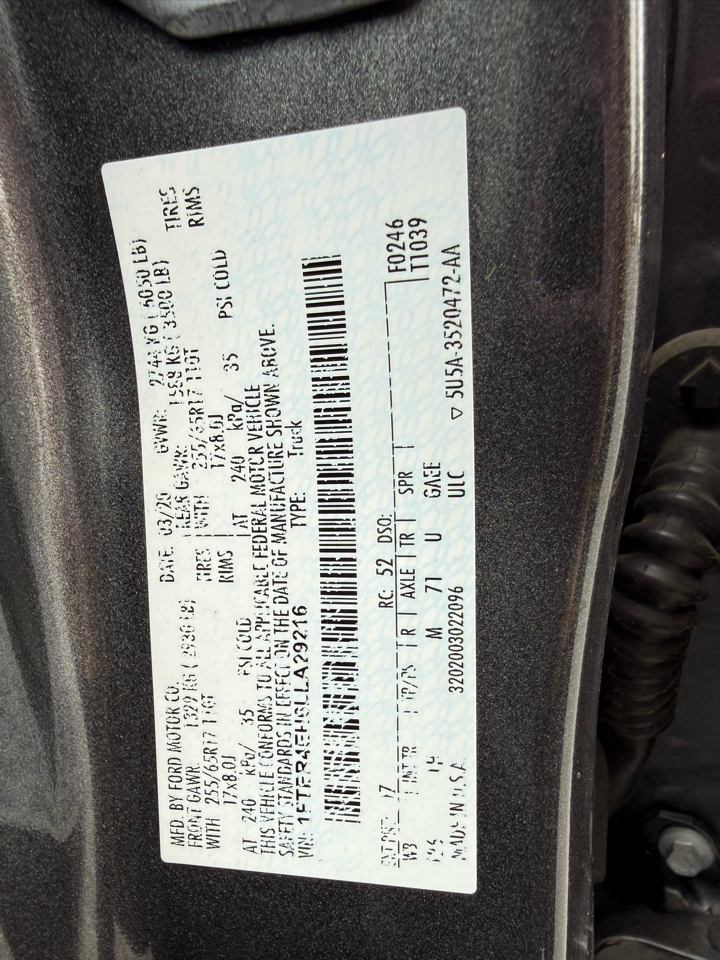 Ford Ranger XLT SuperCrew 2WD 2020