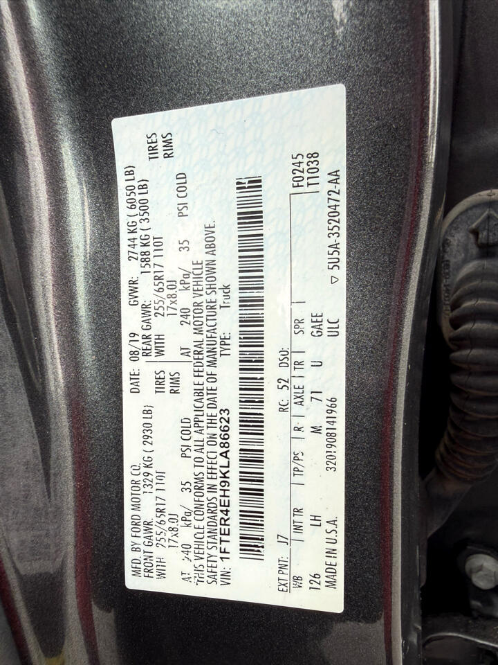 Ford Ranger XLT SuperCrew 2WD 2019