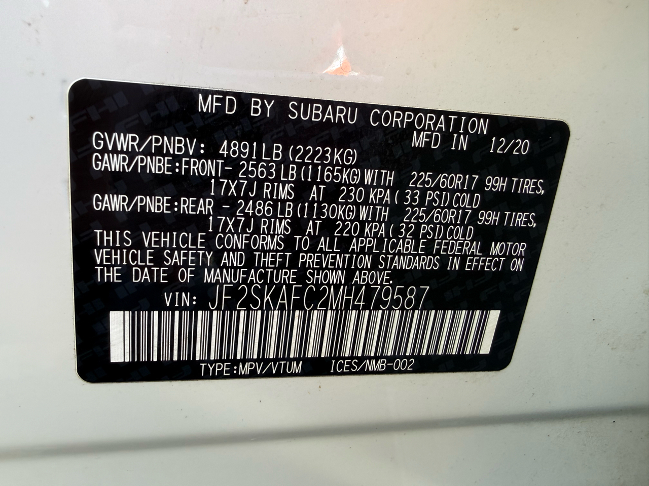 Subaru Forester Premium 2021 Subaru Forester Premium 2021