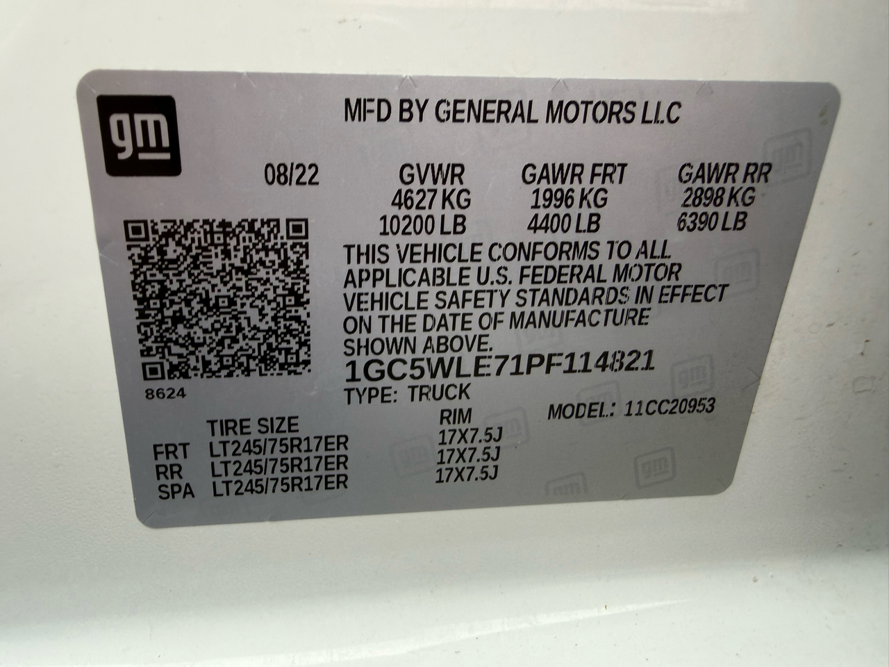 Chevrolet Silverado 2500HD Work Truck Double Cab Long Box 2WD 2023