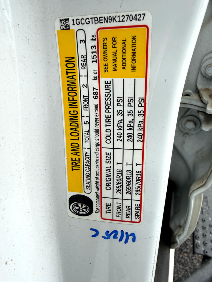 Chevrolet Colorado Work Truck Crew Cab 4WD 2019