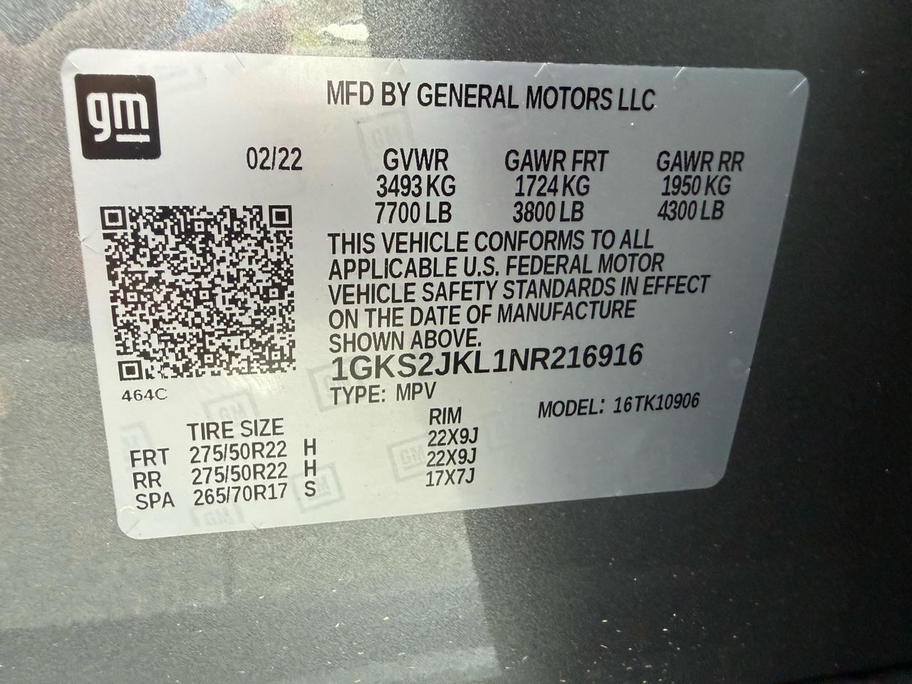 GMC Yukon XL Denali 4WD 2022