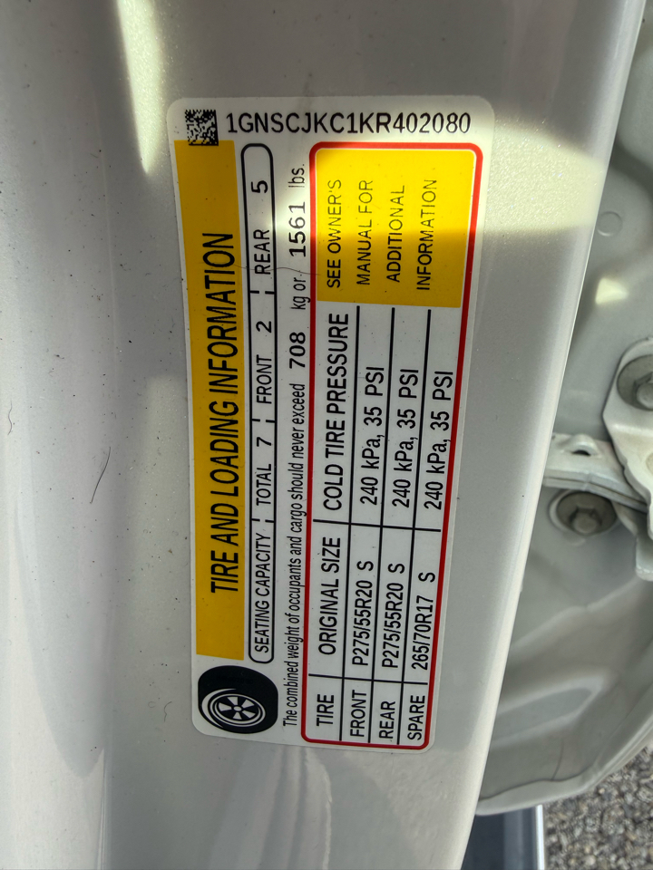 Chevrolet Suburban Premier 2WD 2019