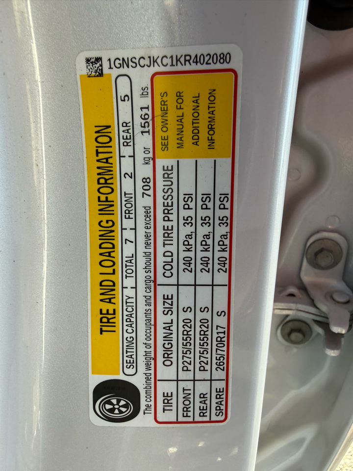 Chevrolet Suburban Premier 2WD 2019