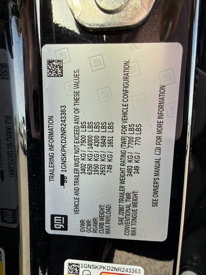 Chevrolet Tahoe Z71 2022