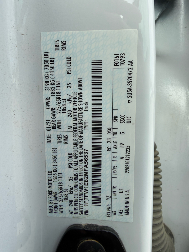 Ford F-150 XLT SuperCrew 4WD 2021