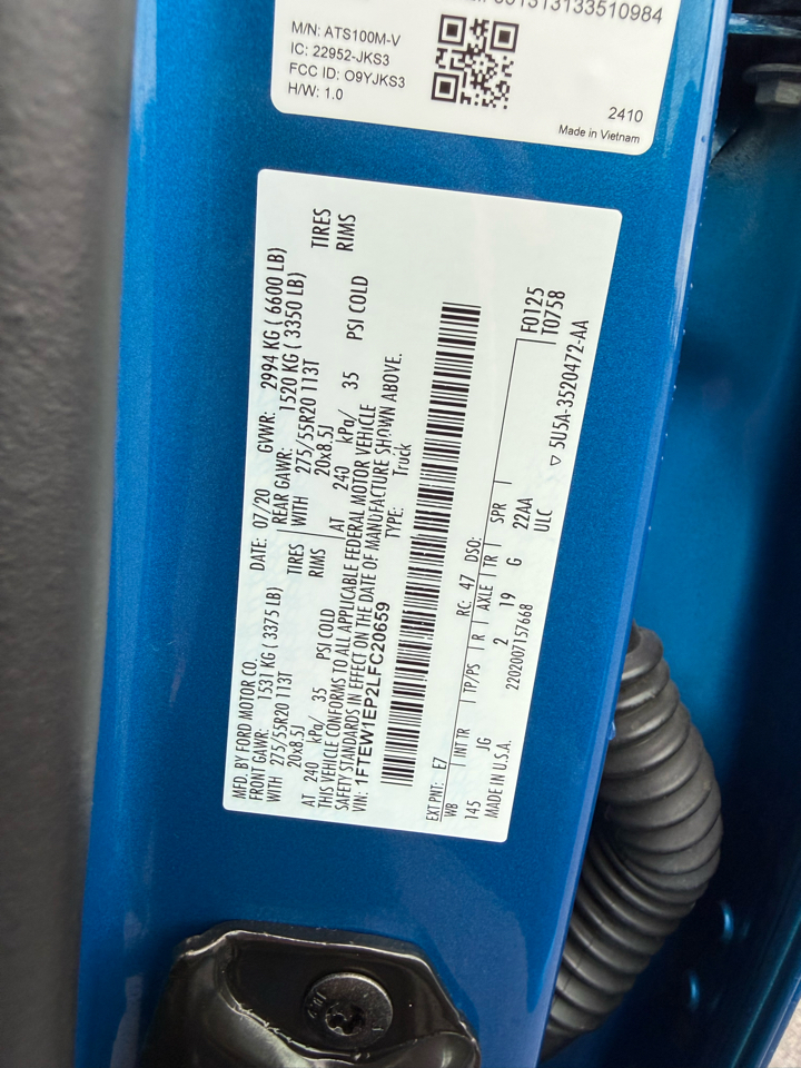 Ford F-150 XLT SuperCrew 4WD 2020