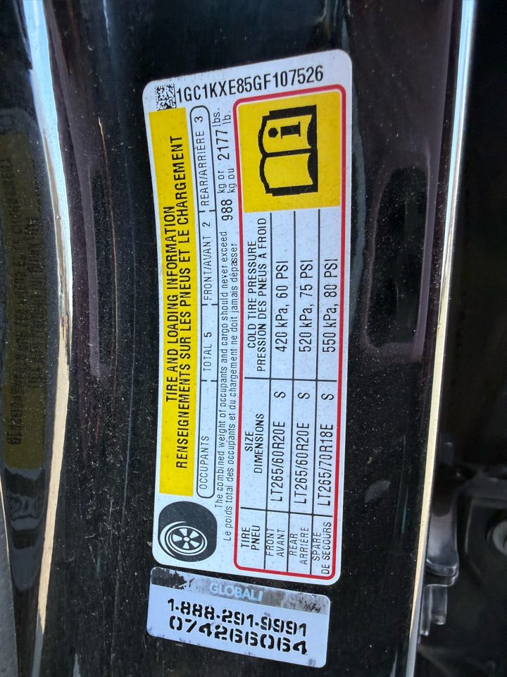 Chevrolet Silverado 2500HD  2016