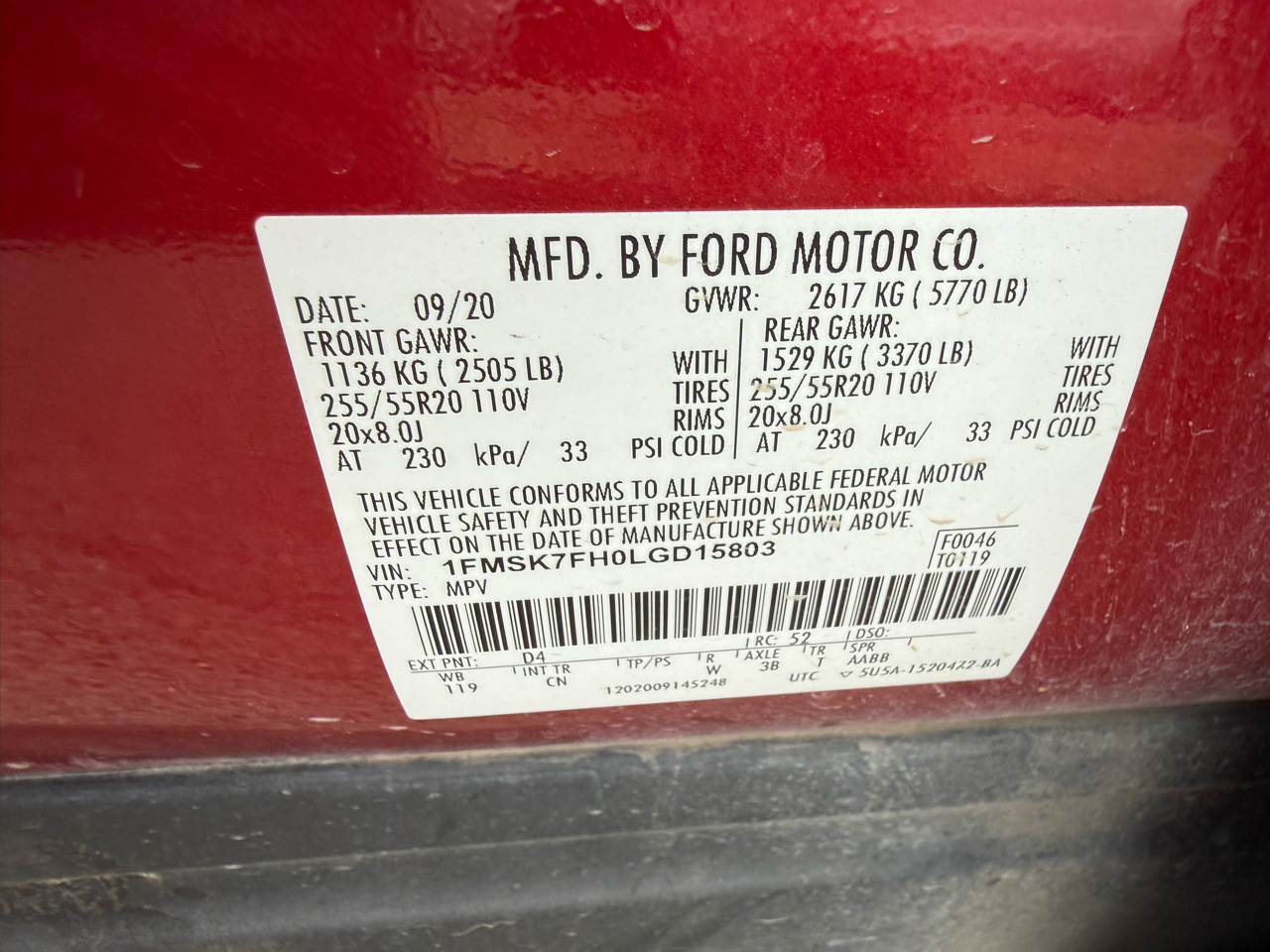 Ford Explorer Limited 2020