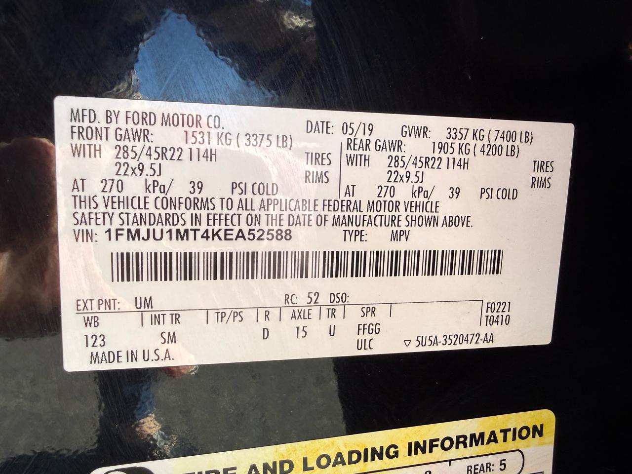 Ford Expedition Platinum 4WD 2019