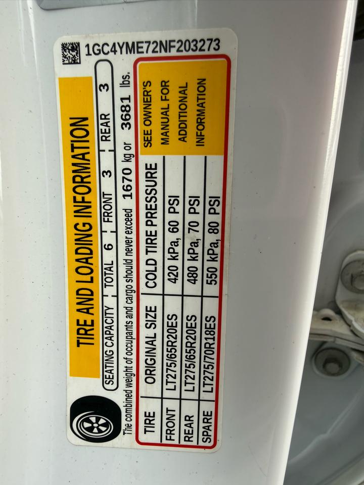 Chevrolet Silverado 2500HD Custom Crew Cab Long Box 4WD 2022