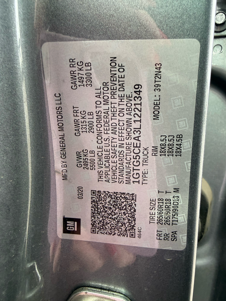 GMC Canyon SLE Crew Cab 2WD 2020