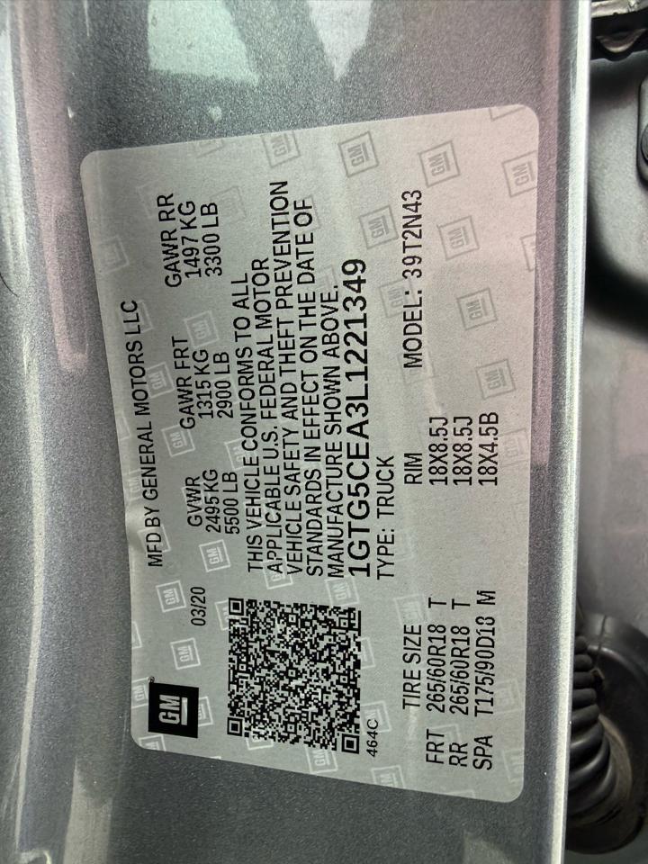 GMC Canyon SLE Crew Cab 2WD 2020