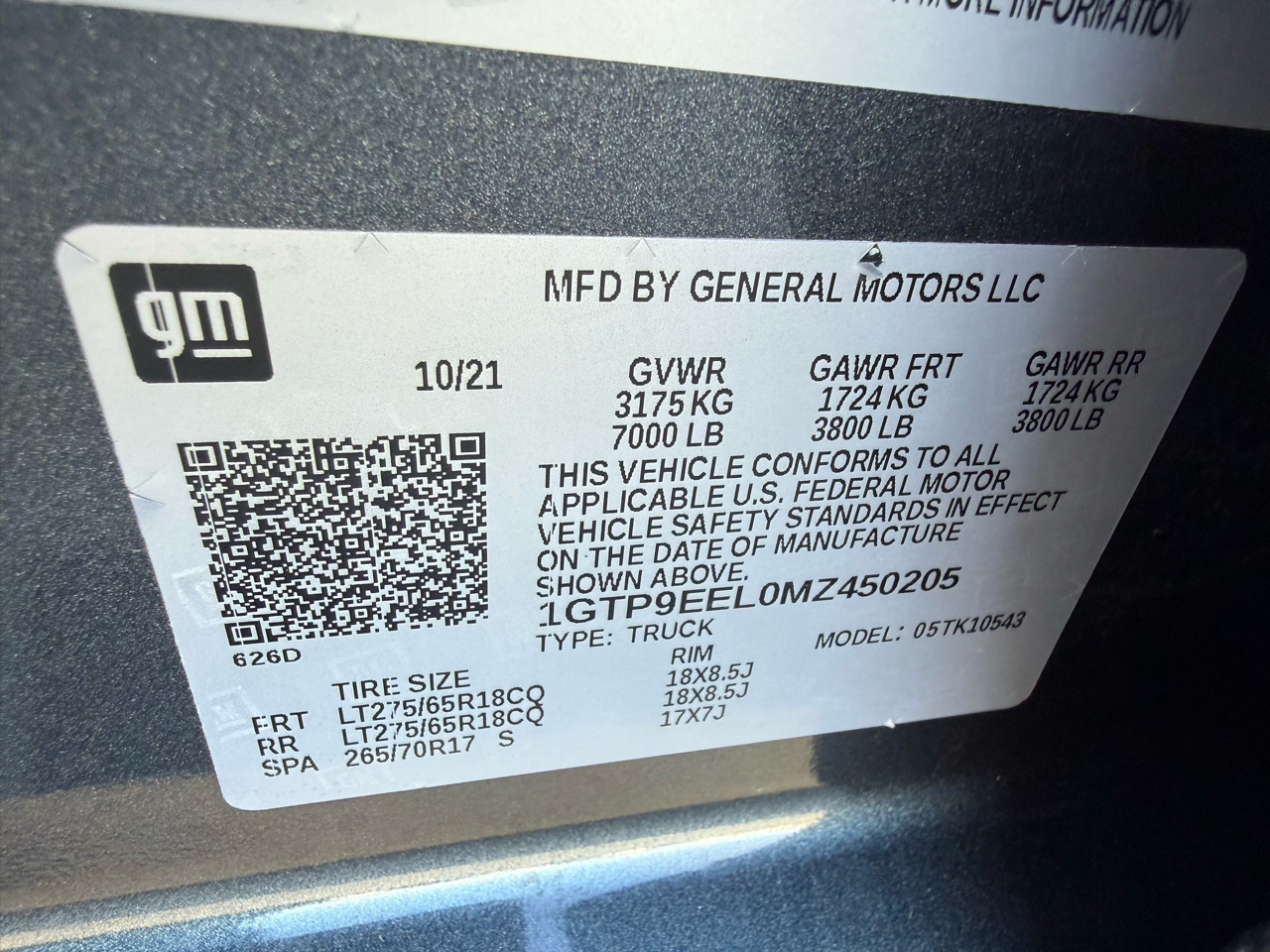 GMC Sierra 1500 AT4 Crew Cab 4WD 2021