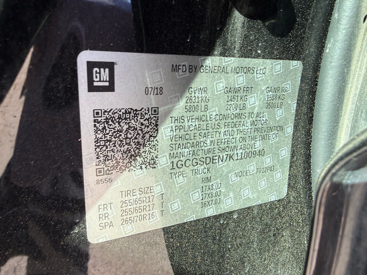 Chevrolet Colorado Z71 Crew Cab 2WD 2019