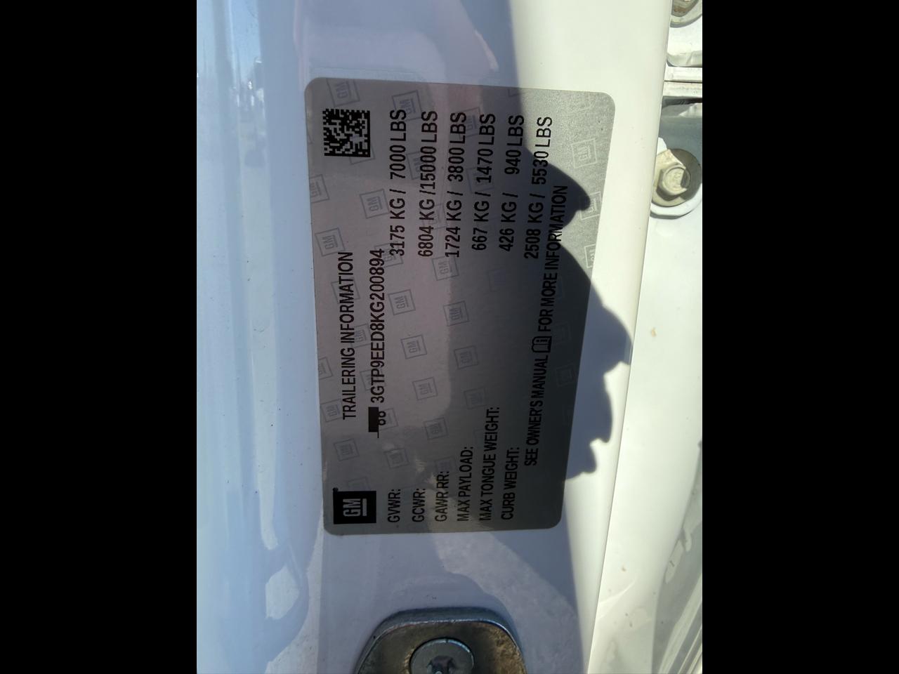 GMC Sierra 1500 AT4 Crew Cab 4WD 2019