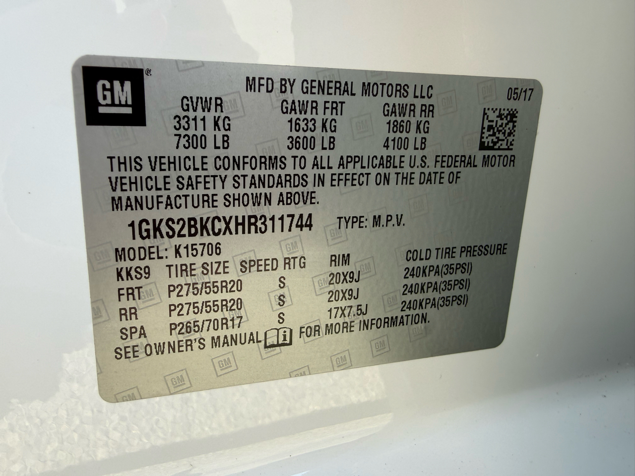 GMC Yukon SLT 4WD 2017