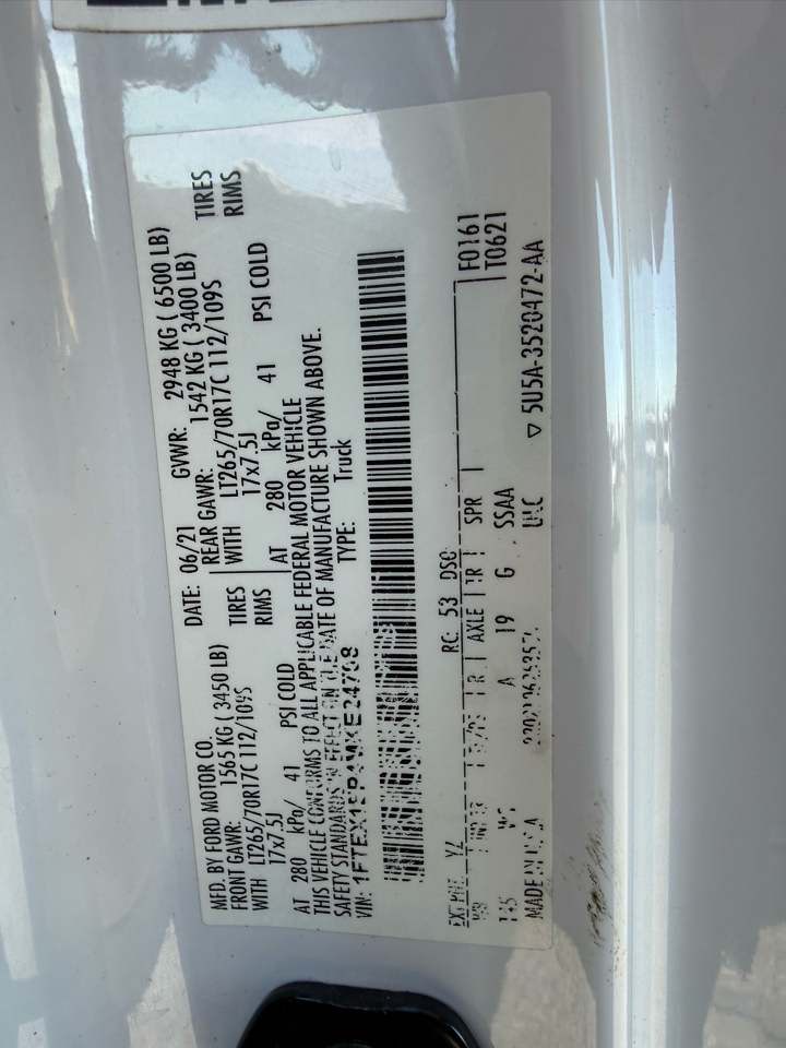 Ford F-150 XLT SuperCab 4WD 2021