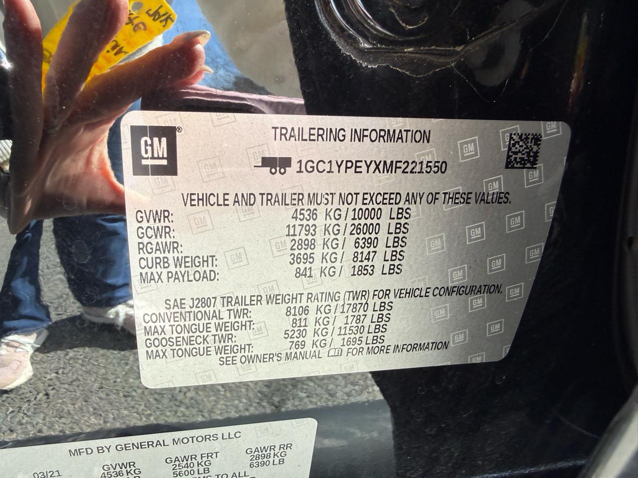 Chevrolet Silverado 2500HD LTZ Crew Cab 4WD 2021