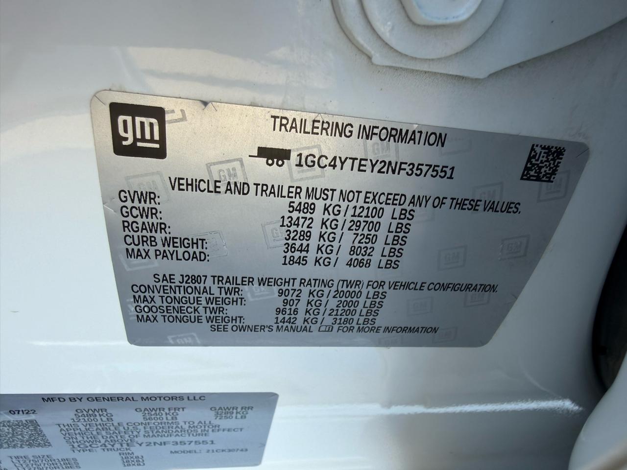 Chevrolet Silverado 3500HD LT Crew Cab 4WD 2022