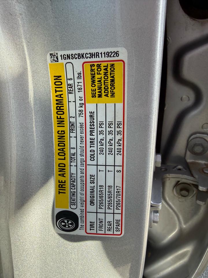 Chevrolet Tahoe LT 2WD 2017