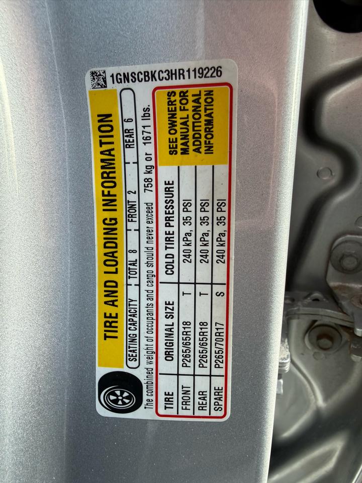 Chevrolet Tahoe LT 2WD 2017