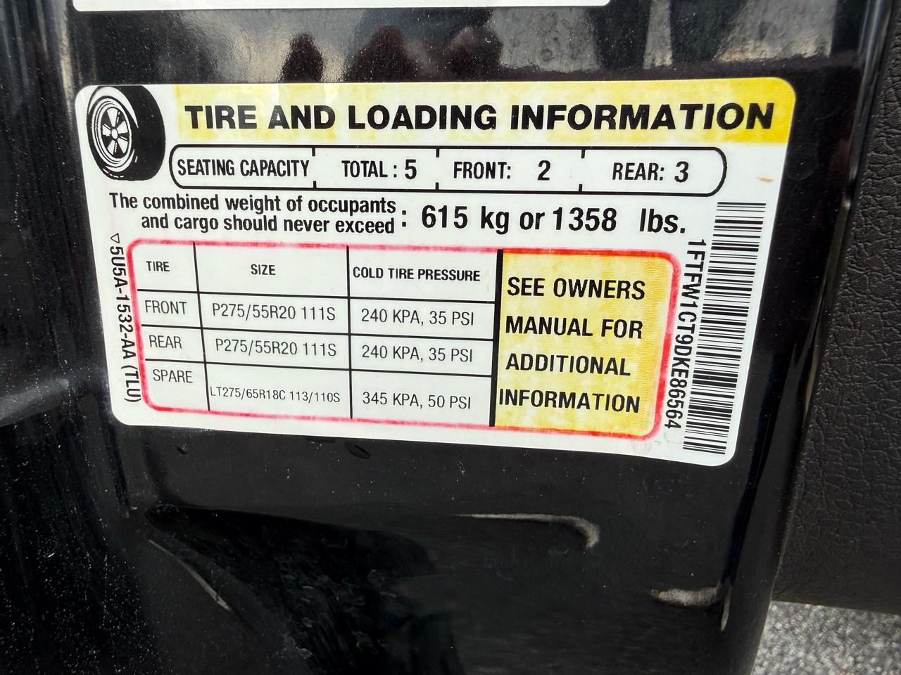 Ford F-150 King Ranch SuperCrew 2WD 2013