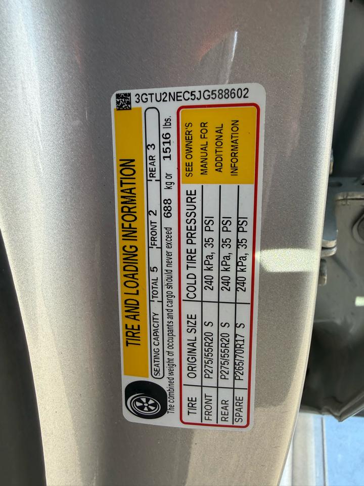 GMC Sierra 1500 SLT Crew Cab 4WD 2018