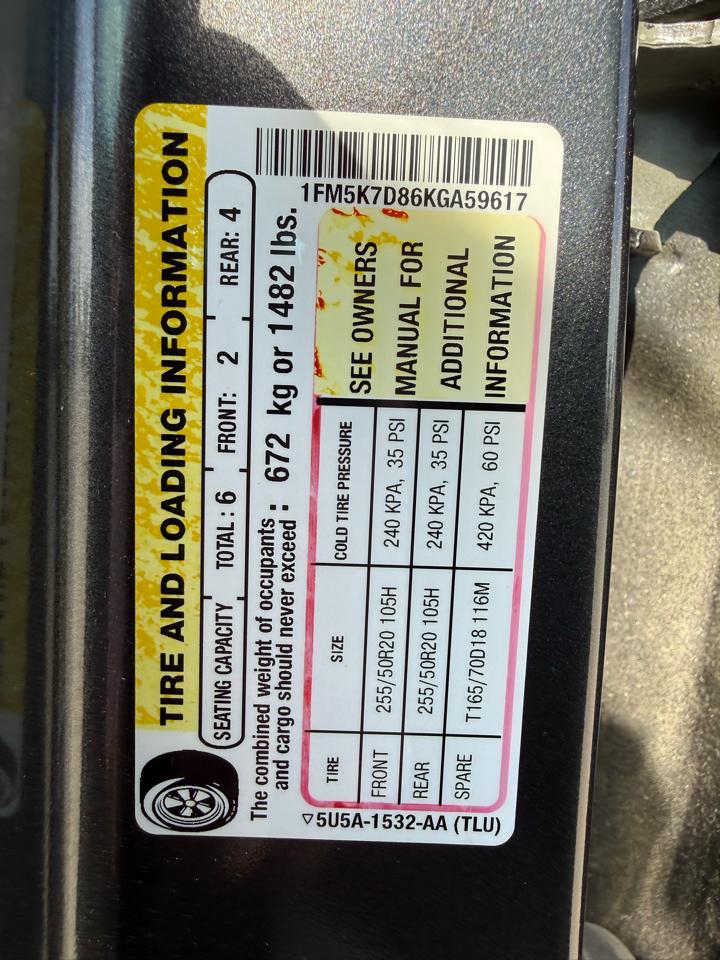 Ford Explorer XLT FWD 2019