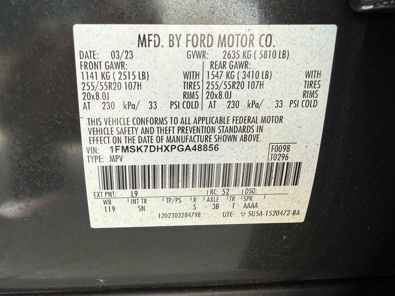 Ford Explorer XLT 2023