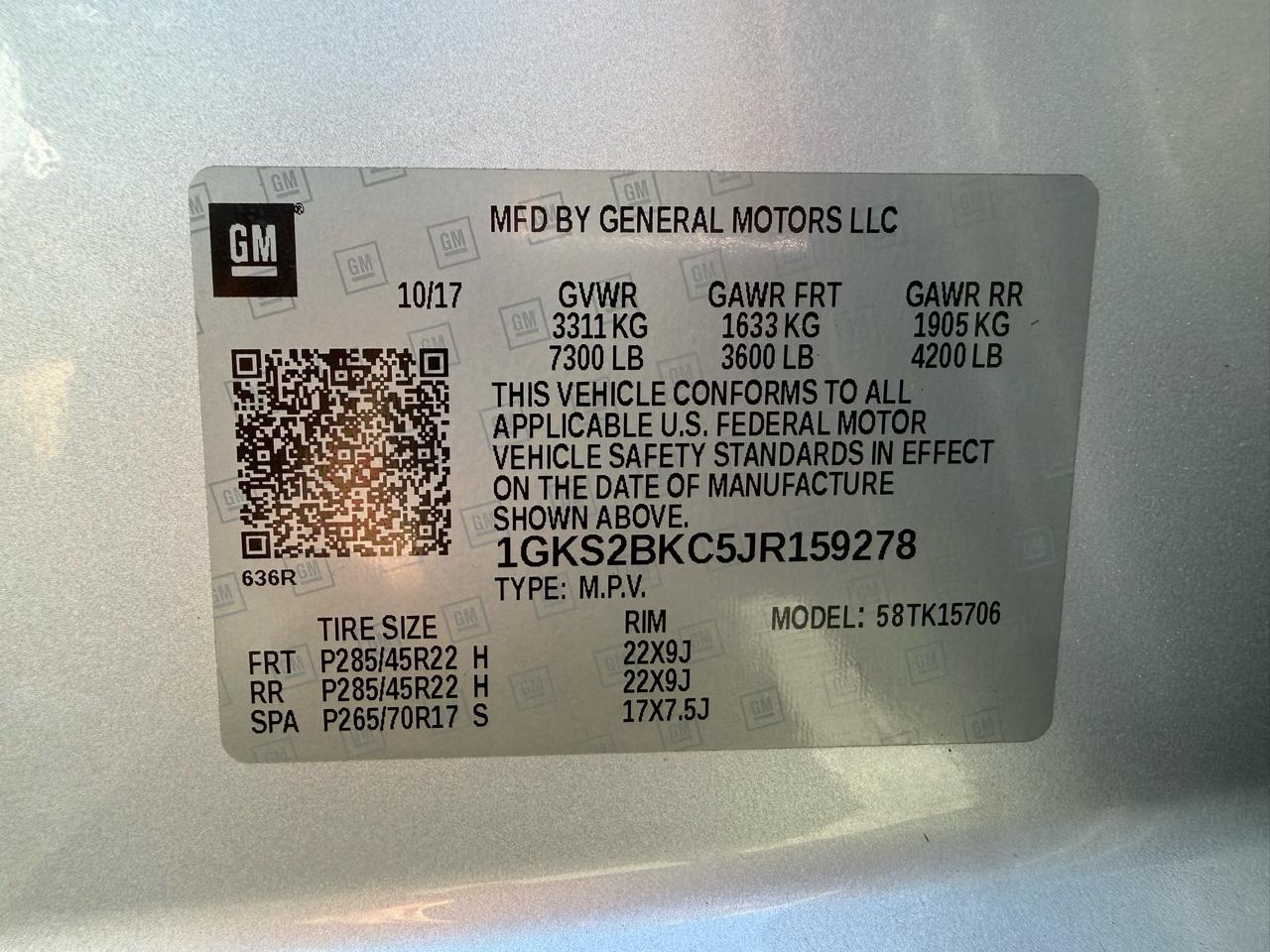 GMC Yukon SLT 4WD 2018