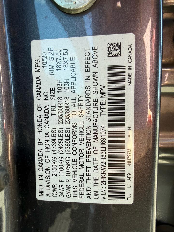 Honda CR-V EX-L AWD 2020