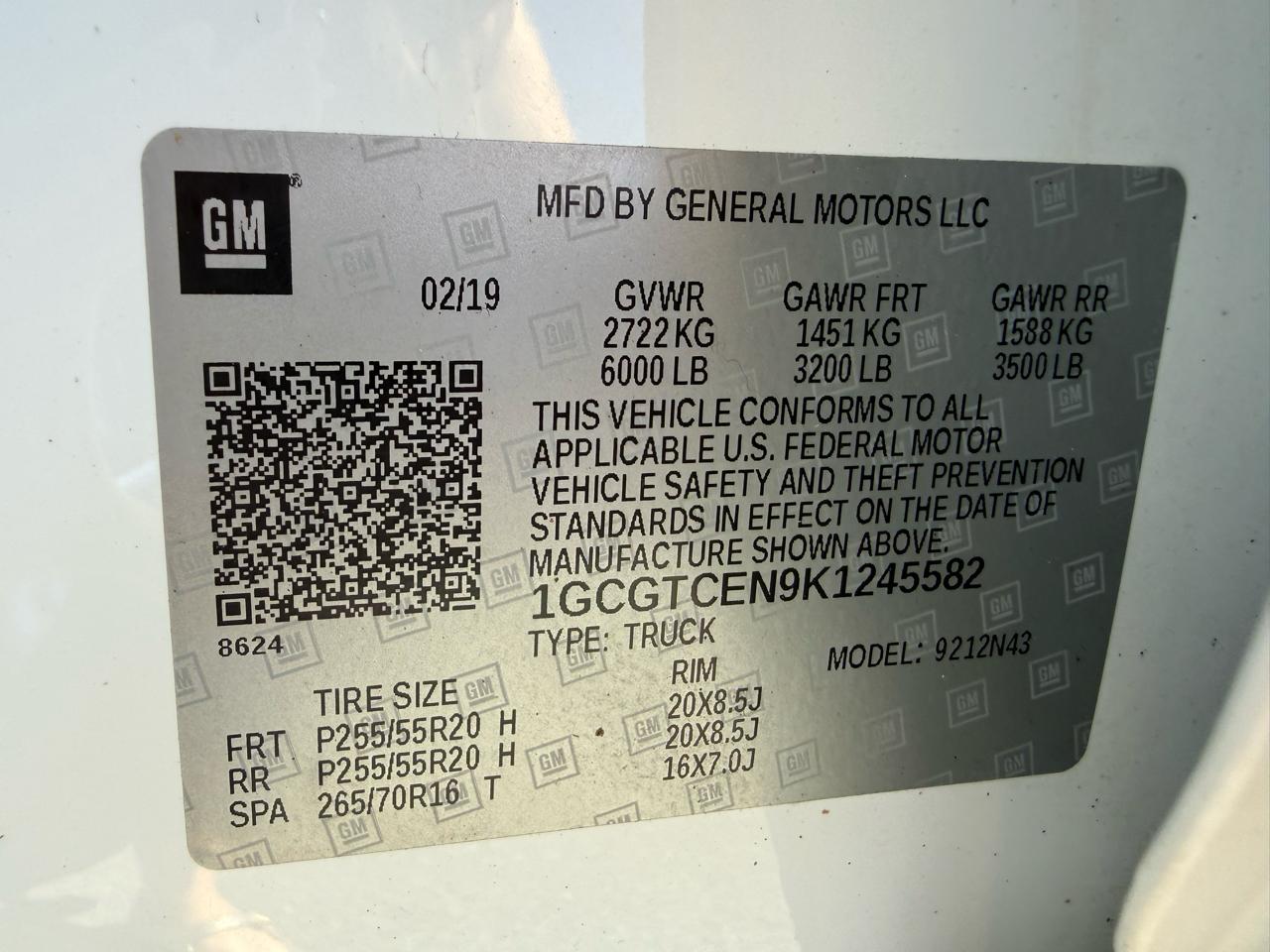 Chevrolet Colorado  2019