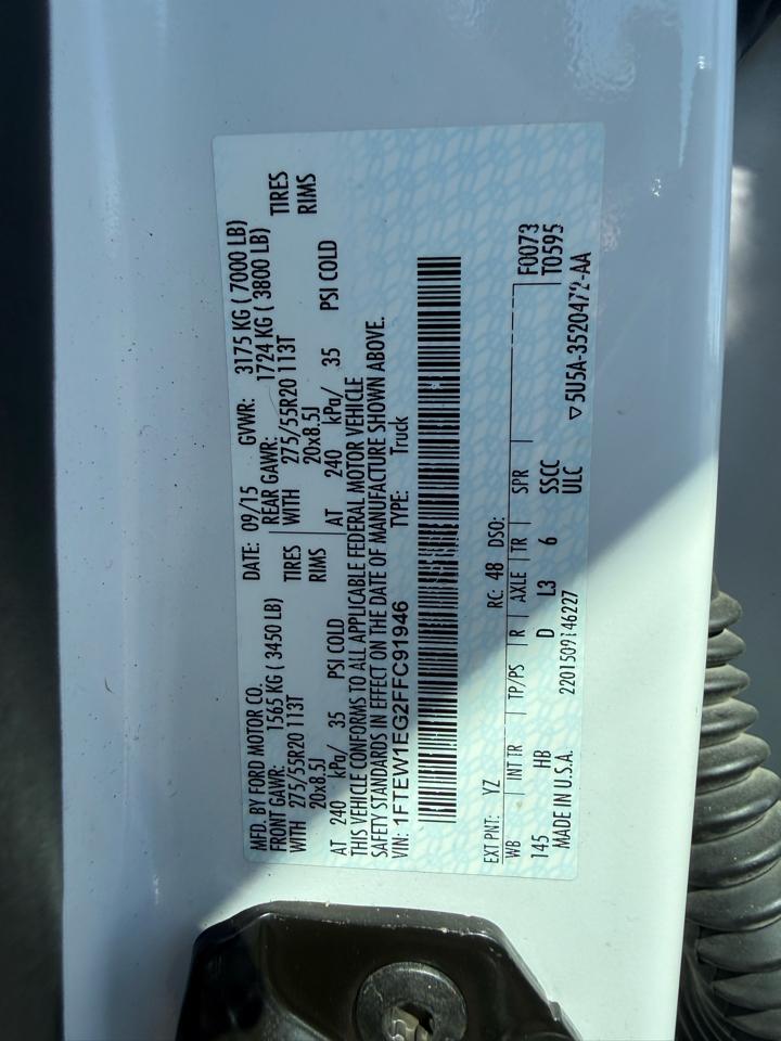 Ford F-150 Lariat SuperCrew 4WD 2015