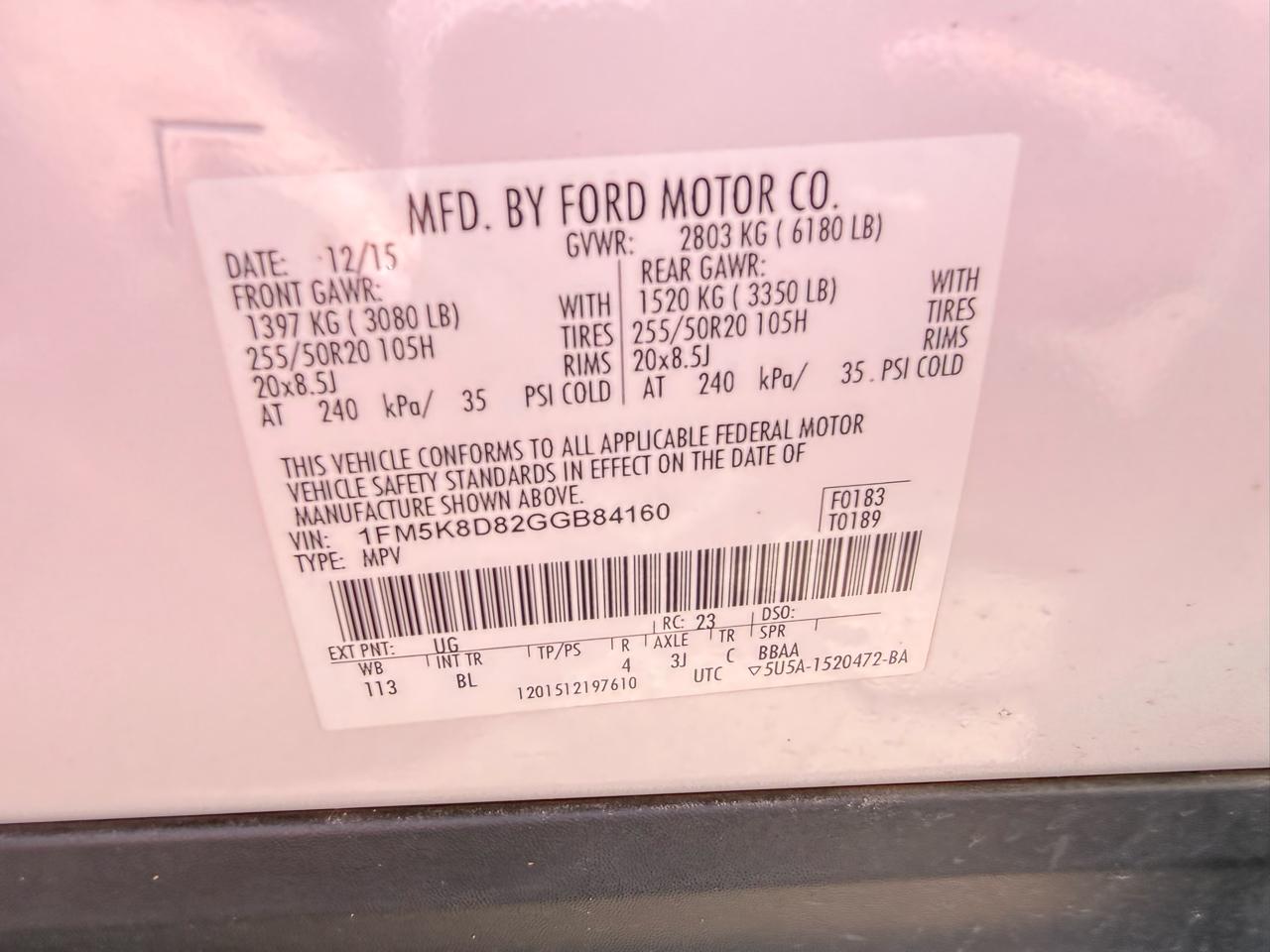 Ford Explorer XLT 4WD 2016