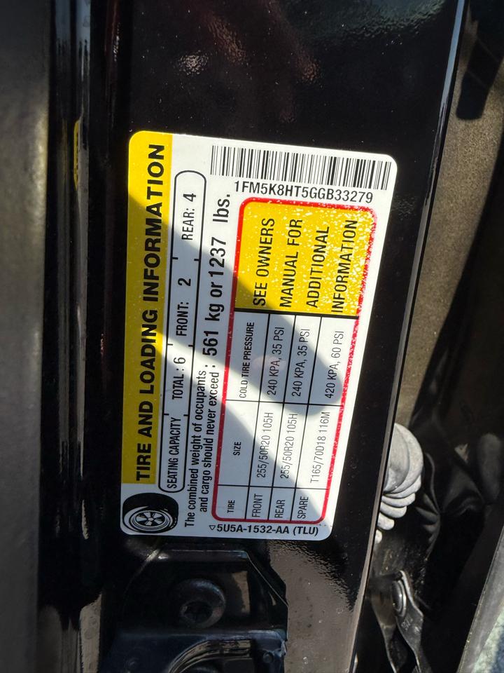 Ford Explorer Platinum AWD 2016