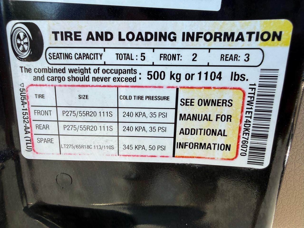 Ford F-150 King Ranch SuperCrew 4WD 2013