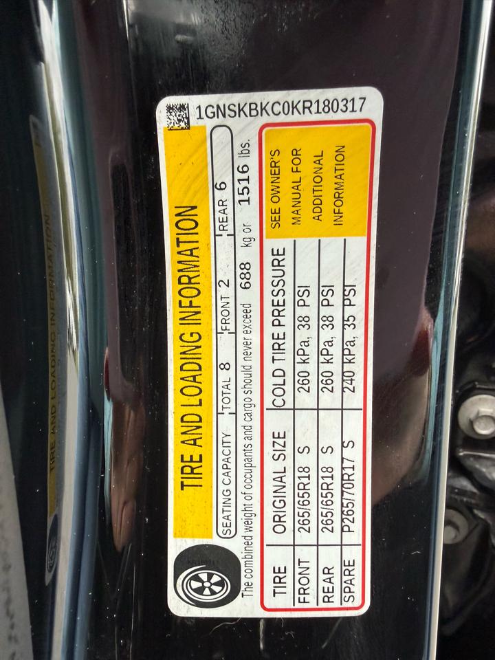 Chevrolet Tahoe  2019