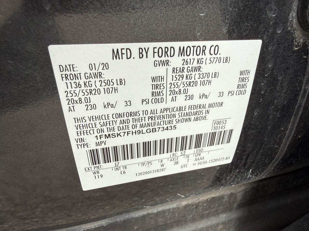 Ford Explorer Limited 2020