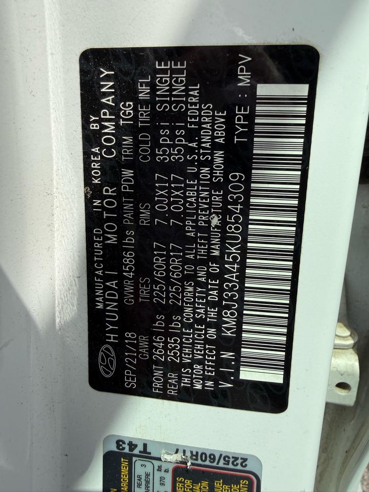 Hyundai Tucson  2019