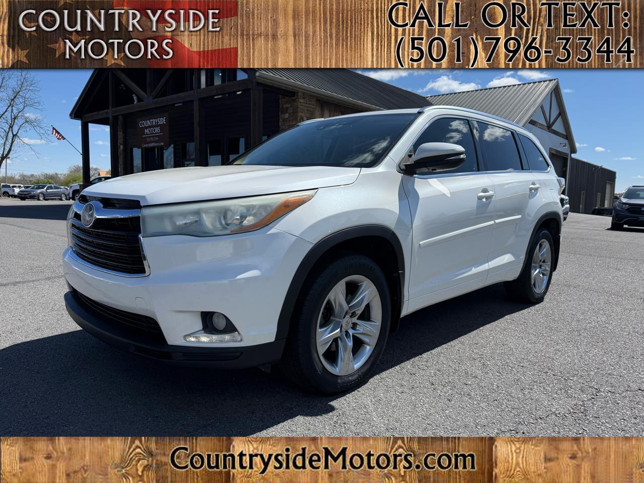 Toyota Highlander Limited AWD V6 2015