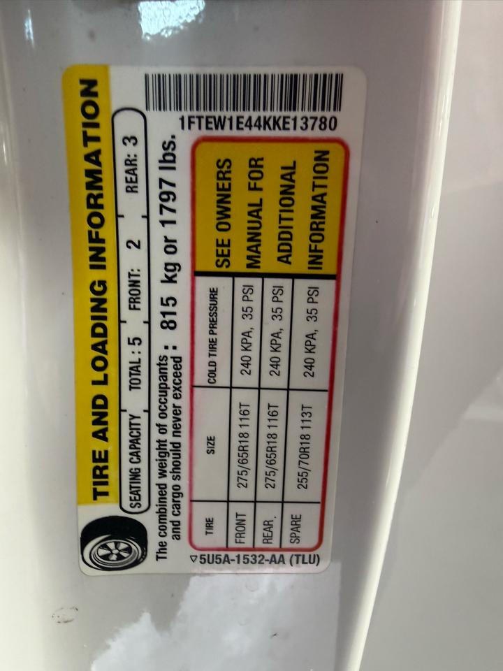 Ford F-150 XLT SuperCrew 4WD 2019