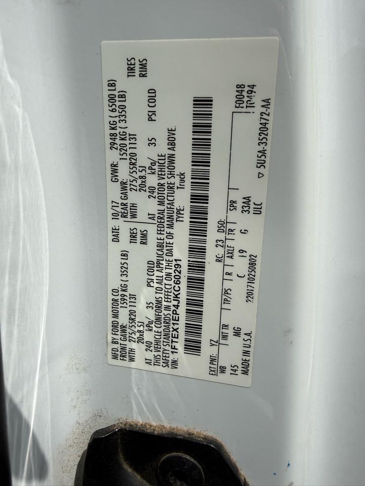 Ford F-150 XLT SuperCab 4WD 2018